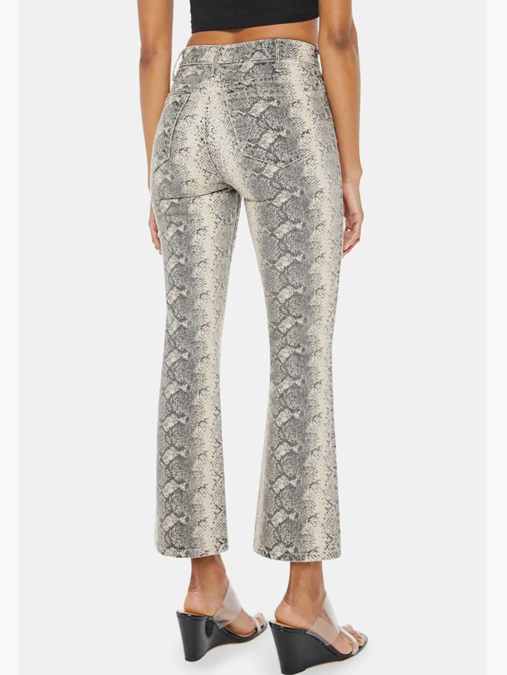 Mother Jeans The Hustler Flood Ankle Wide Leg Jeans in Boa Babe New! - Picture 5 of 16